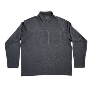 Vintage Nike ACG Men’s XL 1/4 Zip Therma Fleece Pullover Sweatshirt Gray/Black